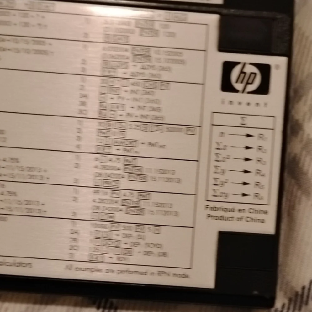 HP 12C Platinum Calculator with Black Case